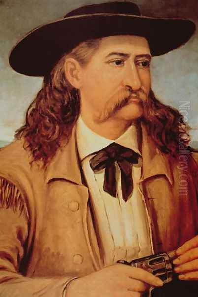 James Butler 'Wild Bill' Hickok (1837-76) 1874 Oil Painting by Henry H. Cross