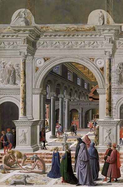 Presentation of the Virgin in the Temple 1467 Oil Painting by Fra Carnevale