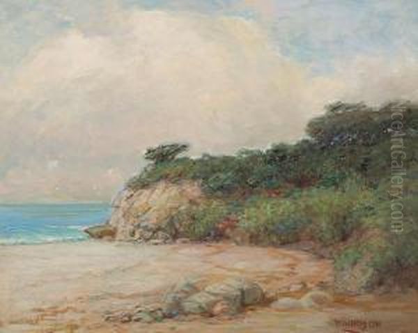 Rocky Point Oil Painting by William Lee Judson