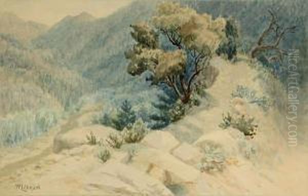 Mountain Oil Painting by William Lee Judson