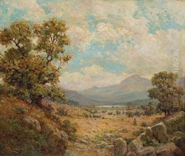 In Sierra Foothills Oil Painting by William Lee Judson