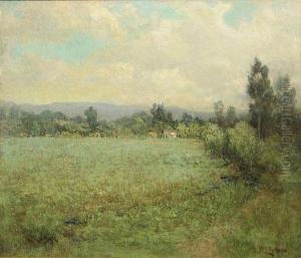 An April Morning Oil Painting by William Lee Judson