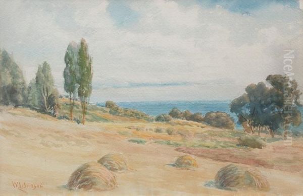 California Coastline Oil Painting by William Lee Judson