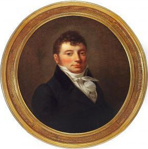 Portrait Of Sea Captain Jacob Luytkis Oil Painting by Jens Juel