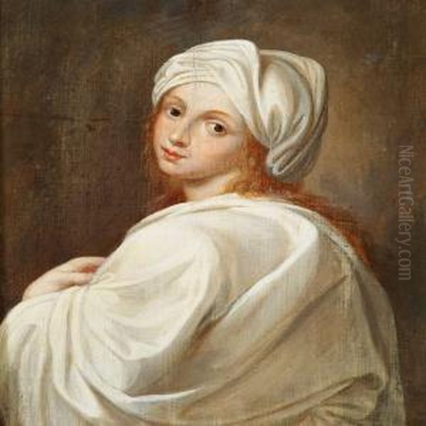 Beatrice Cenci Oil Painting by Jens Juel