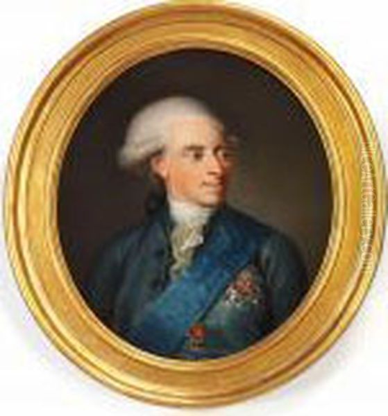 Portrait Of Heir Presumptive To The Throne Frederik Oil Painting by Jens Juel