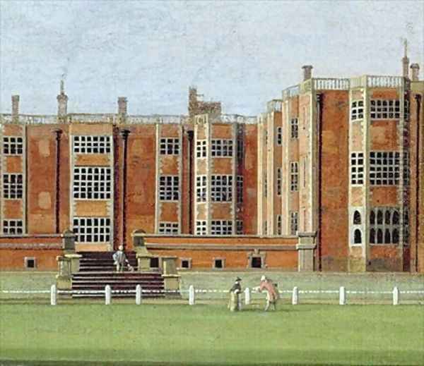 View of Temple Newsam House Oil Painting by James Chapman