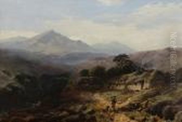 Ben Nevis Oil Painting by Henry Jutsum