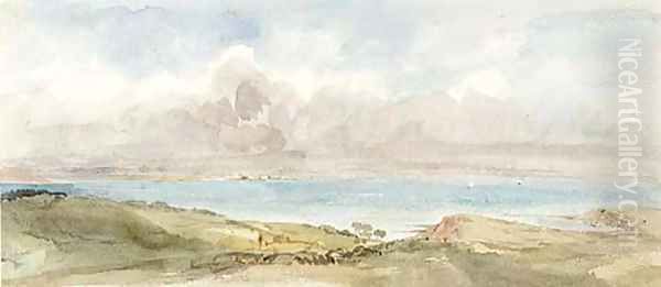 The Isle of Wight Oil Painting by Thomas Churchyard