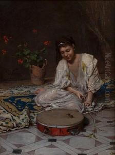 The Scarab's Serenade Oil Painting by Frederick Hendrik Kaemmerer