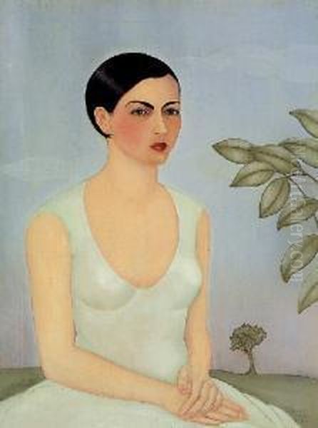 Cristina Oil Painting by Frida Kahlo