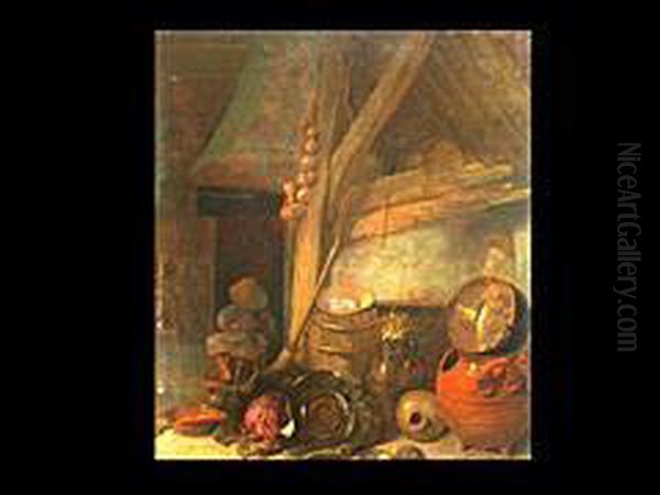 Kuchen-vorratslager Oil Painting by Willem Kalf