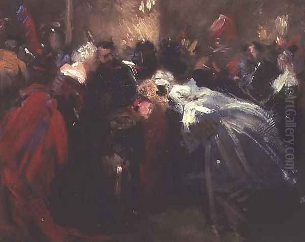 Masked ball at the Tuileries Oil Painting by Jean-Baptiste Carpeaux