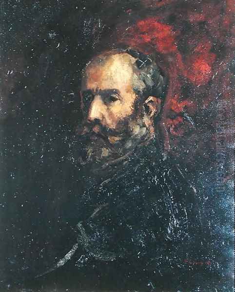 Self Portrait as Henri IV, 1870 Oil Painting by Jean-Baptiste Carpeaux