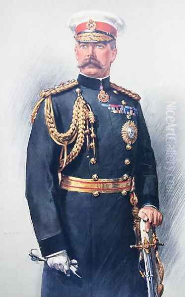 Viscount Kitchener of Khartoum Oil Painting by Walter Wallor Caffyn