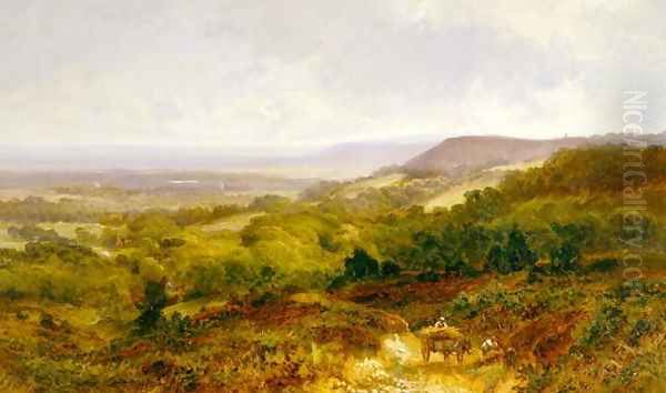 The Weald of Surrey Oil Painting by Walter Wallor Caffyn