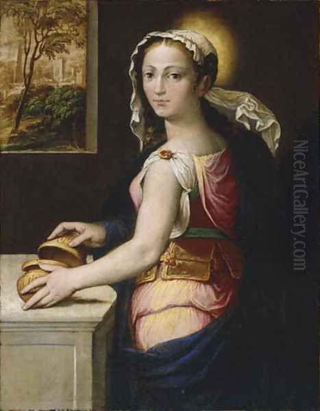 Mary Magdalene Oil Painting by Bernardino Campi