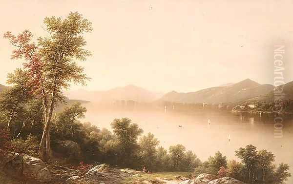 Lake George, 1857 Oil Painting by John William Casilear