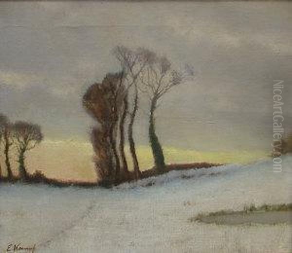 Landschaft Oil Painting by Eugen Kampf