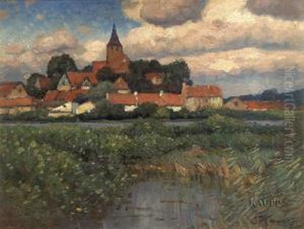 Molln. Oil Painting by Eugen Kampf