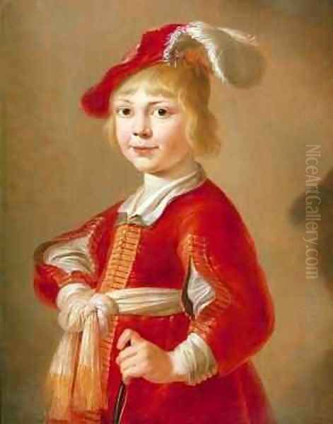 Portrait of a Boy Oil Painting by Jacob Gerritsz. Cuyp