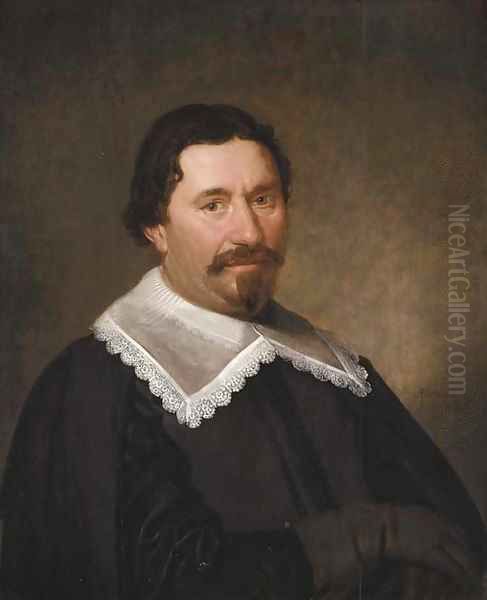 Portrait of a gentleman Oil Painting by Jacob Gerritsz. Cuyp