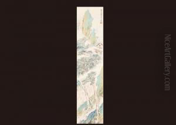 Landscape by Hashimoto Kansetsu