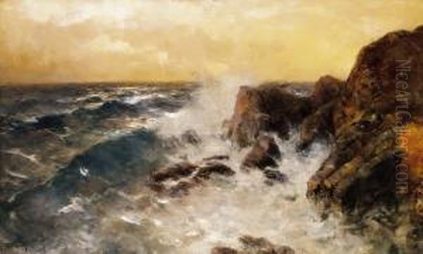 Sea Oil Painting by Eugen Karpathy