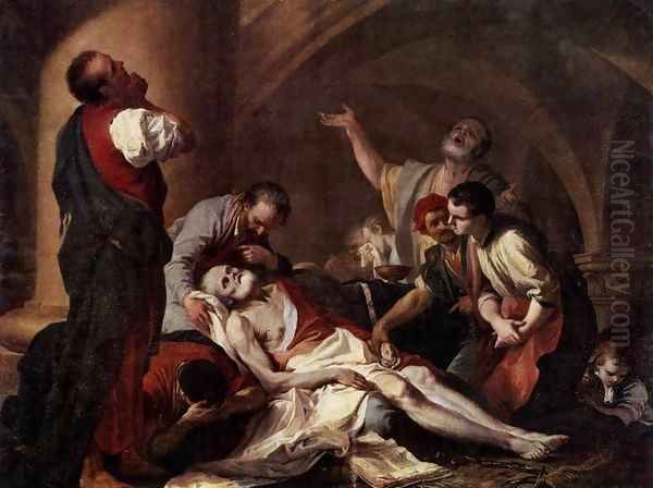 The Death of Socrates Oil Painting by Giambettino Cignaroli