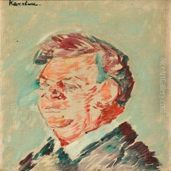 Portrait Of Peter Cornelius Oil Painting by Ludwig Peter Karsten