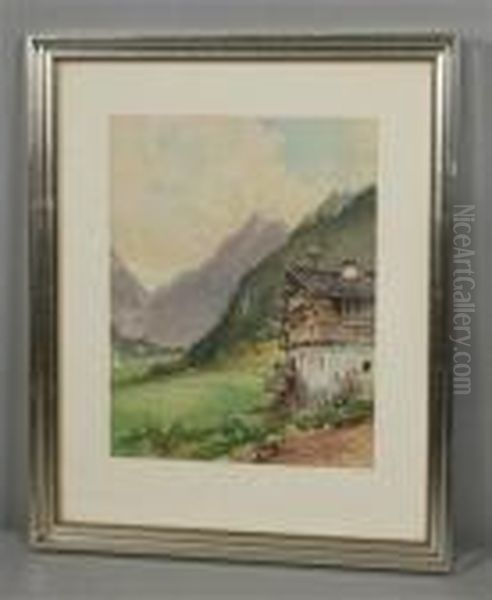 Motiv Bei Kaprun Oil Painting by Paul Kaspar