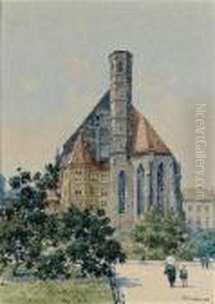 Minoritenkirche Oil Painting by Paul Kaspar