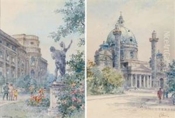 Schwarzenberg Palace Seen From The Garden by Paul Kaspar