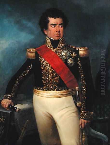 Portrait of Victor-Guy (1775-1846) Baron Duperre, 1839 Oil Painting by Eugene Charpentier