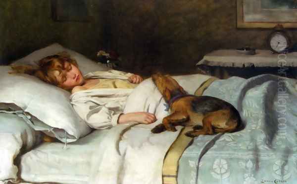 In the Land of Nod Oil Painting by Lance Calkin