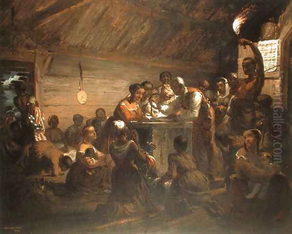 The Hour of Emancipation, 1863 Oil Painting by William Tolman Carlton