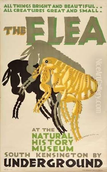 The Flea. 1926. Oil Painting by Edward Mcknight Kauffer