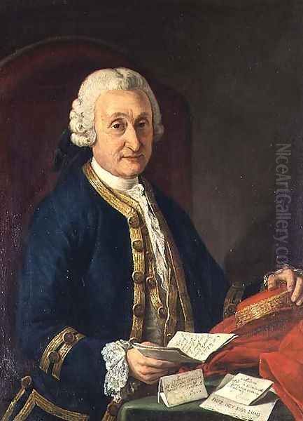 Portrait of Count Alexandre Castracana degli Antelminelli Oil Painting by Sebastiano Ceccarini