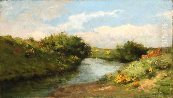 Landscape Oil Painting by Antoine Chintreuil