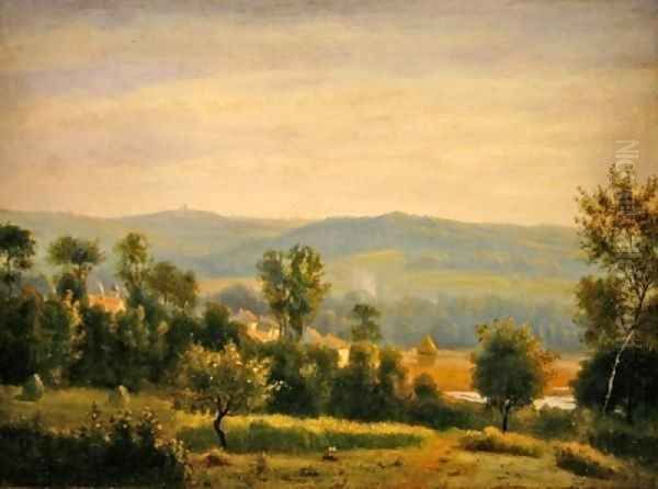 Paysage du matin Oil Painting by Antoine Chintreuil