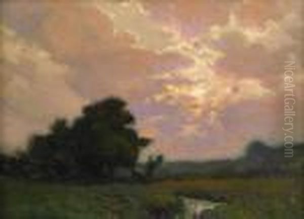 Sunset, Essex, Mass. by William Jurian Kaula