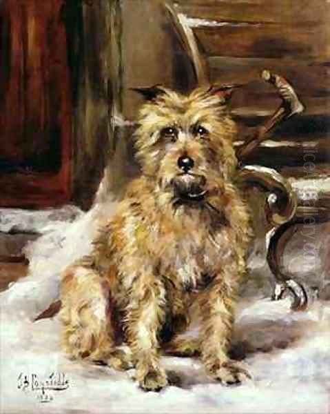 Waiting for Master Oil Painting by Jane Bennett Constable