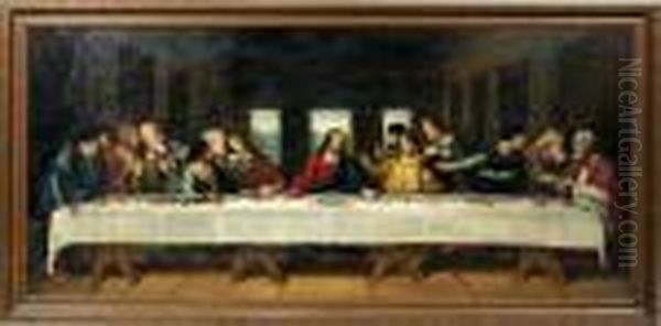 The Last Supper Oil Painting by Joseph Malachy Kavanagh