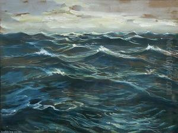 Sea Oil Painting by Hristo Kavarnaliev