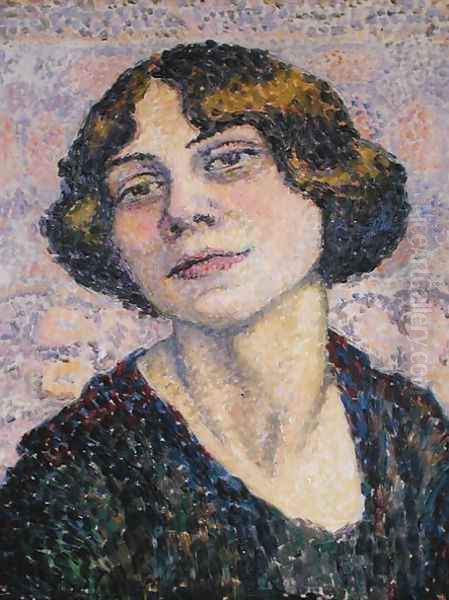 Self Portrait, c.1905-10 Oil Painting by Lucie Cousturier