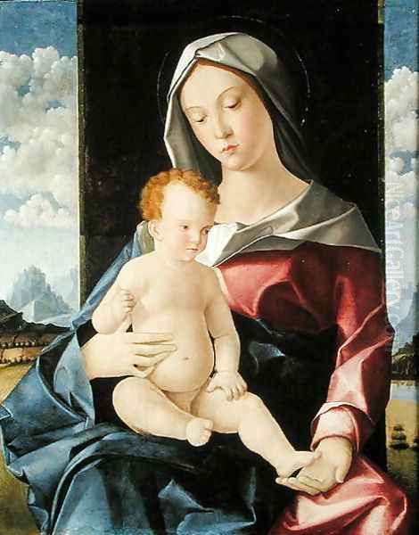 Madonna and Child, c.1510 Oil Painting by Vincenzo di Biagio Catena