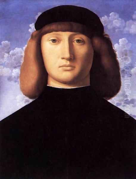 Portrait of a Young Man Oil Painting by Vincenzo di Biagio Catena