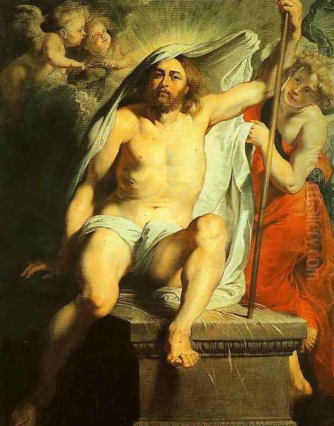 Christ Risen Oil Painting by Vincenzo di Biagio Catena