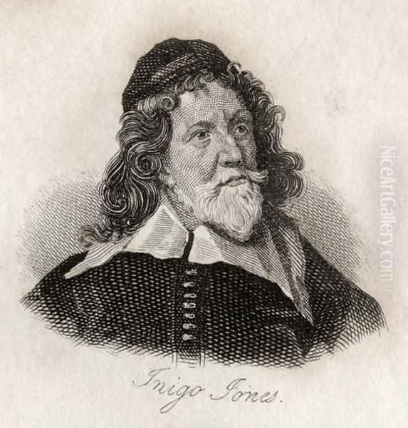 Inigo Jones Oil Painting by J.W. Cook