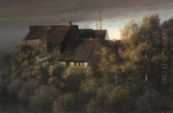 Before The Storm Oil Painting by Paul-Wilhelm Keller-Reutlingen